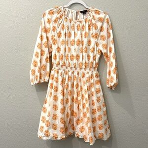 RE-IMAGINED by J.Crew Cotton Smocked-Waist Mini Dress